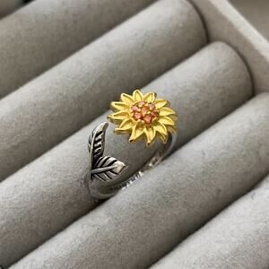 Fidget Ring, Anxiety Ring for Women, Spinner Ring, Y2K Ring, Adjustable Ring